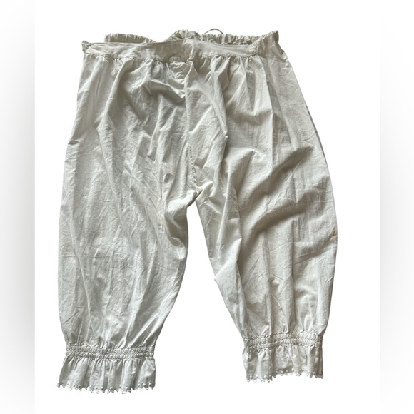 Antique Victorian French cotton pantaloons